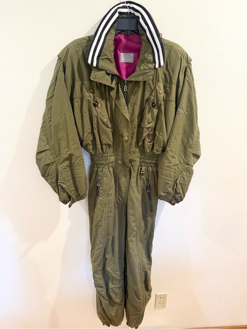 vintage 80s 90s Bogner one-piece ski suit Size 8